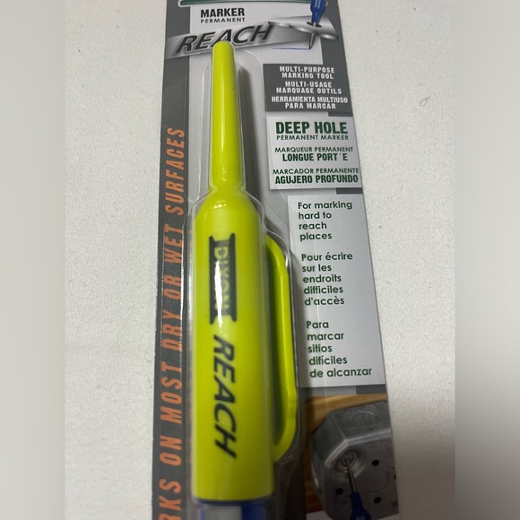 Dixon 14201 Reach Deep Hole Permanent Marker, 1-Count, Black - Picture 4 of 6